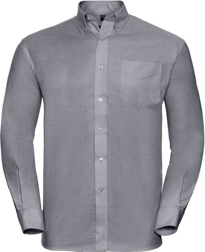 Herren oxford langarmhemd - oxford, –
