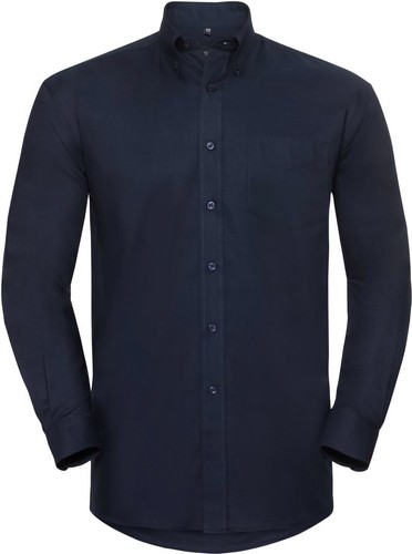 Herren oxford langarmhemd - oxford, –