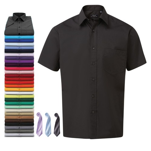 Herren kurzarm popelin - herren, hemd